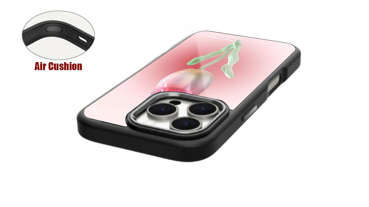 3D Tulip Phone Case – Positive Vibes & Floral Aesthetic