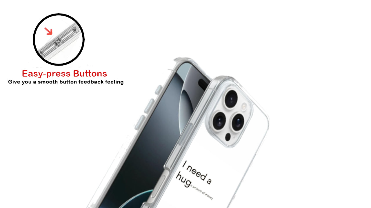 "I Need A Huge Amount of Money" Funny Quote Phone Case – Trendy Meme Design