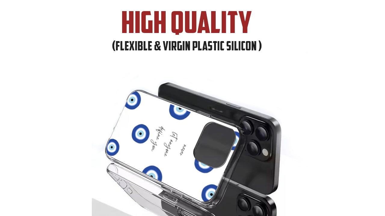 Evil Eye Affirmation Phone Case – "Never Let Anyone Define You" Design