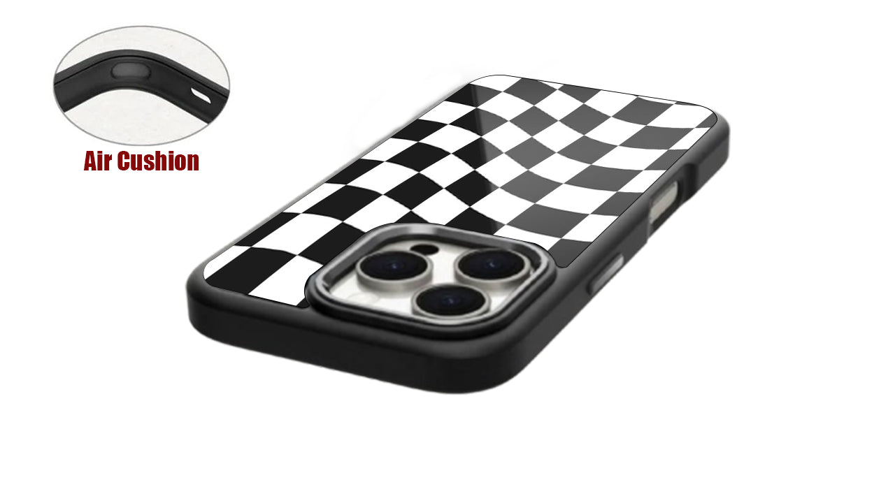 Classic Checkered Flag Phone Case – Race Car Style & Checkerboard Design