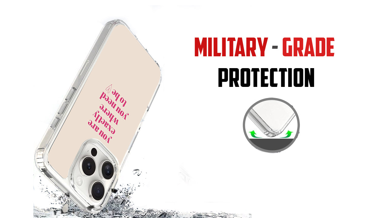 You Are Exactly Where You Need To Be-Affirmation Phone Case