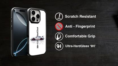 Sleek Porsche Logo Phone Case – Minimalist Supercar Design