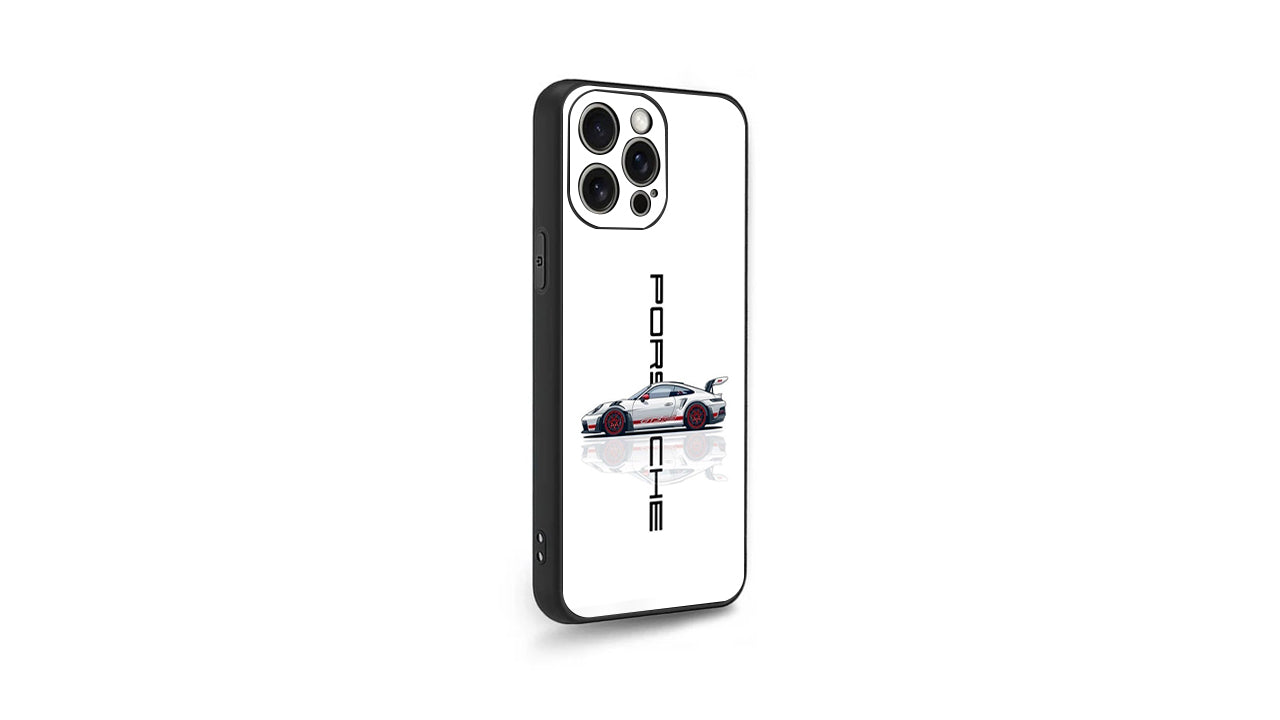 Sleek Porsche Logo Phone Case – Minimalist Supercar Design