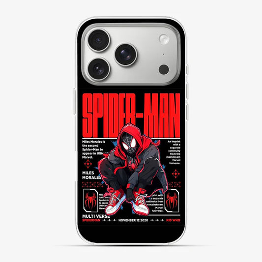 Miles Morales Spider-Man Anime Streetwear Phone Case