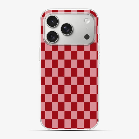 Pink Red Checkerboard Case