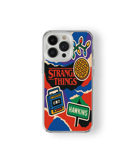 Stranger Things Collage Phone Case – Retro Hawkins Aesthetic Cover