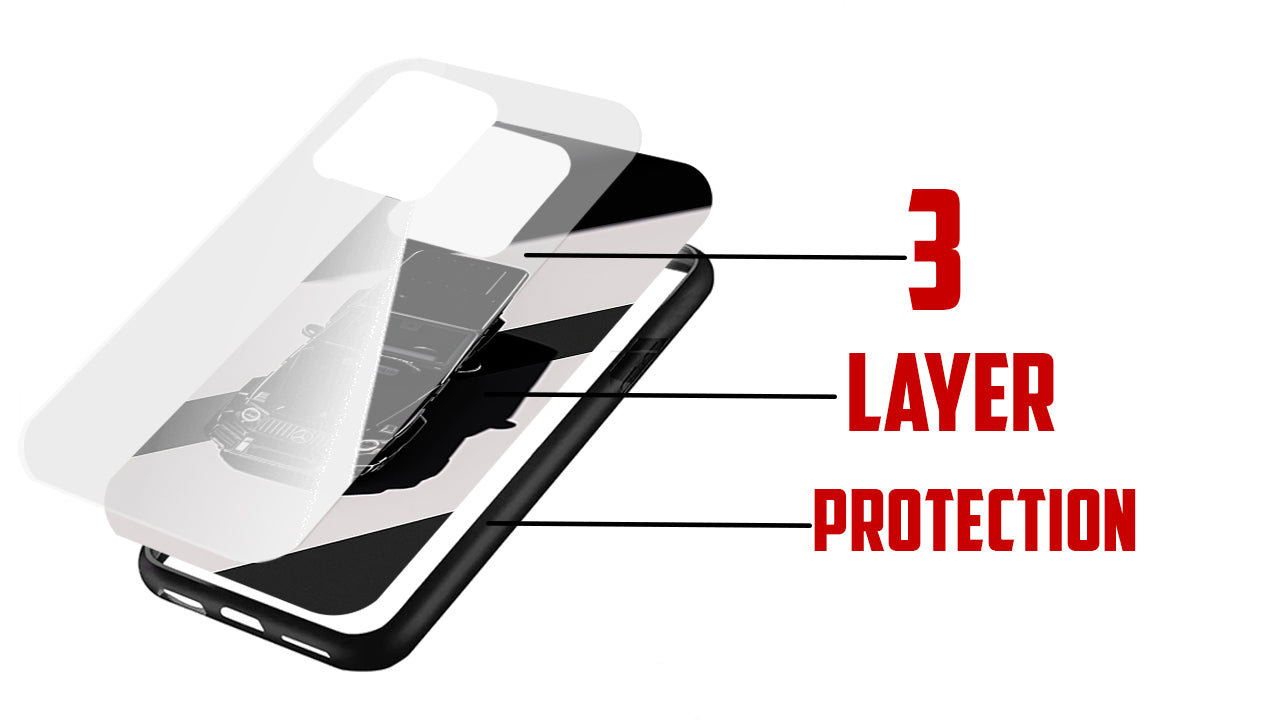 Mercedes G-Wagon Phone Case – Black SUV Luxury Supercar Design