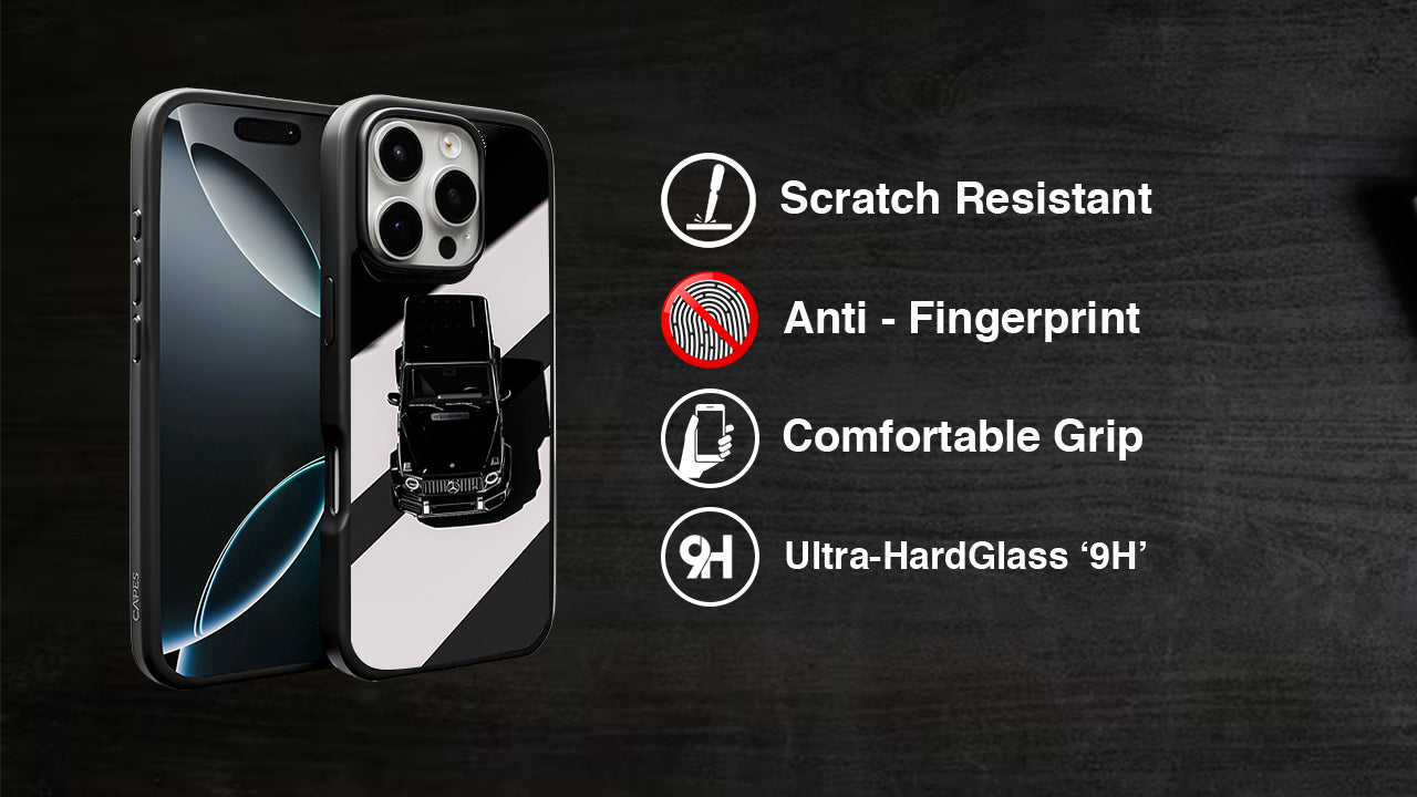 Mercedes G-Wagon Phone Case – Black SUV Luxury Supercar Design