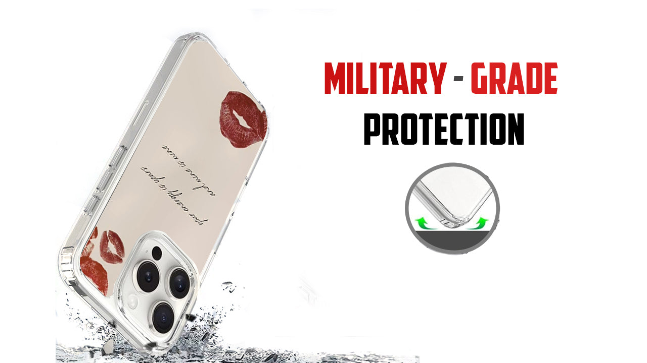 "Your Energy is Yours" Pink Lips Aesthetic Phone Case – Empowerment Quote