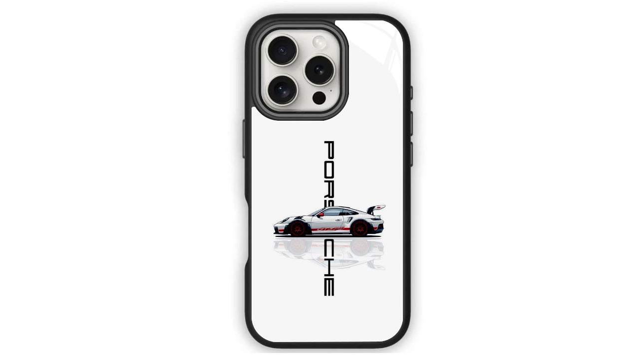 Sleek Porsche Logo Phone Case – Minimalist Supercar Design