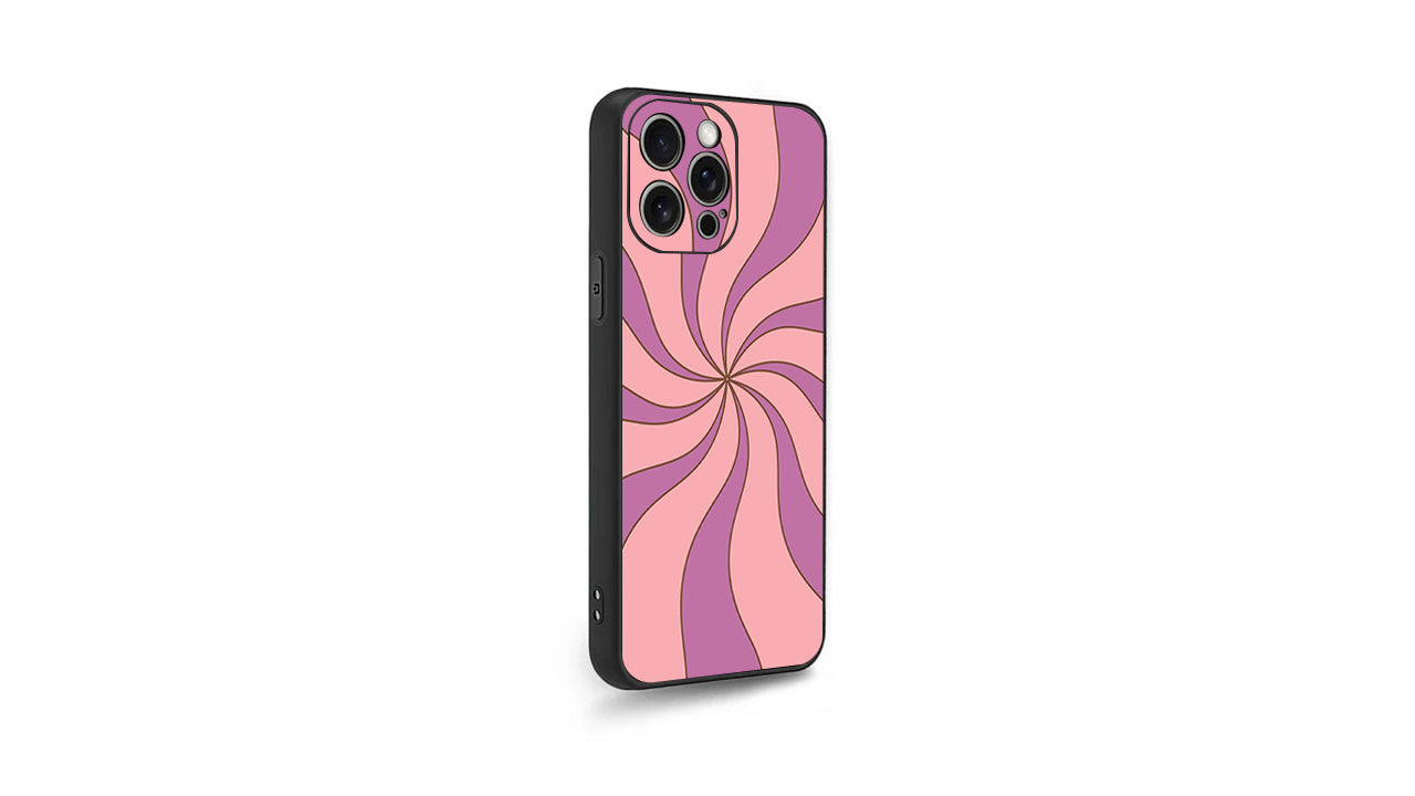 Retro Pink Purple Swirl Phone Case