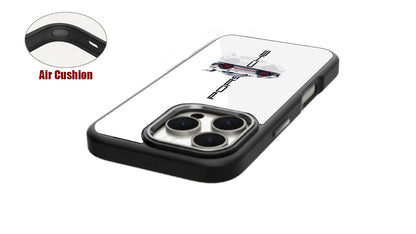 Sleek Porsche Logo Phone Case – Minimalist Supercar Design