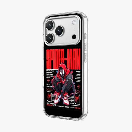 Miles Morales Spider-Man Anime Streetwear Phone Case