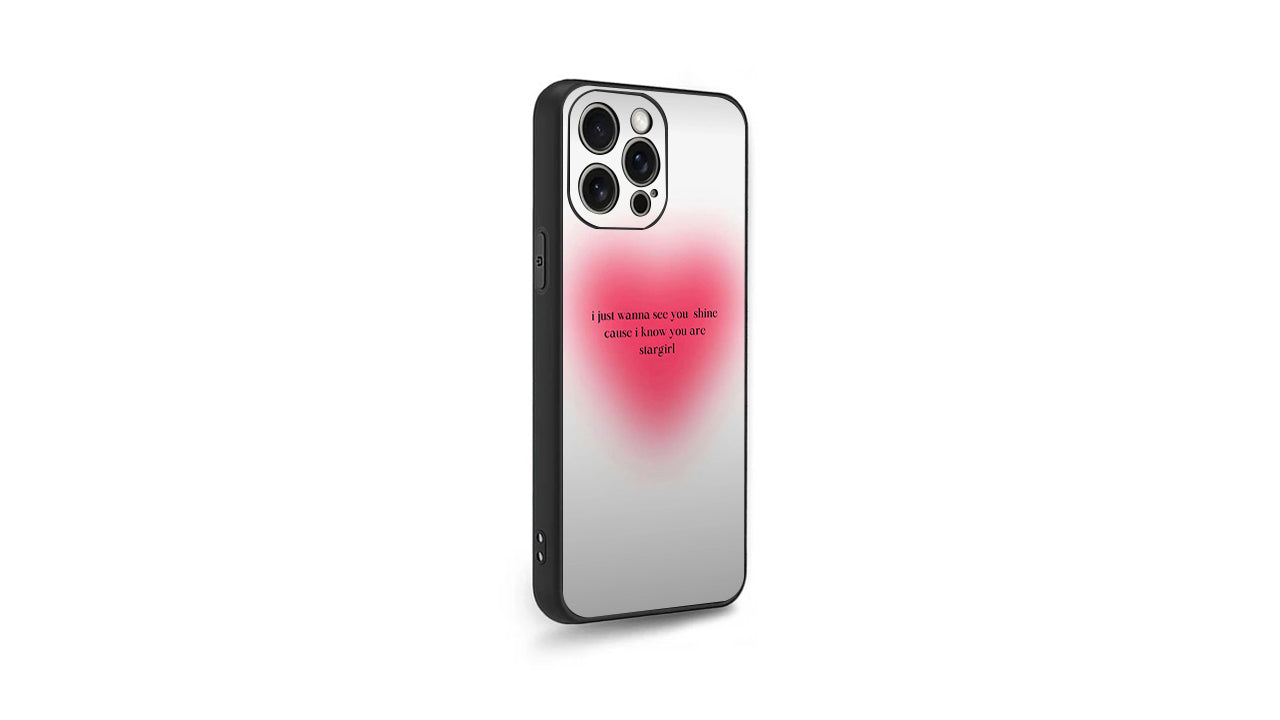 "Stargirl Shine" Pink Aura Gradient Aesthetic Phone Case