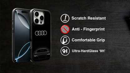Audi R8 Supercar Logo Phone Case – Luxury Sport Car Design