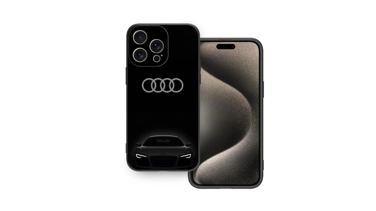 Audi R8 Supercar Logo Phone Case – Luxury Sport Car Design