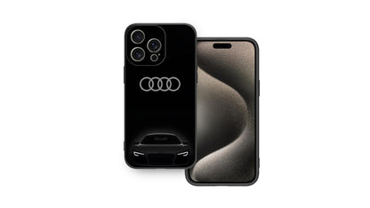 Audi R8 Supercar Logo Phone Case – Luxury Sport Car Design