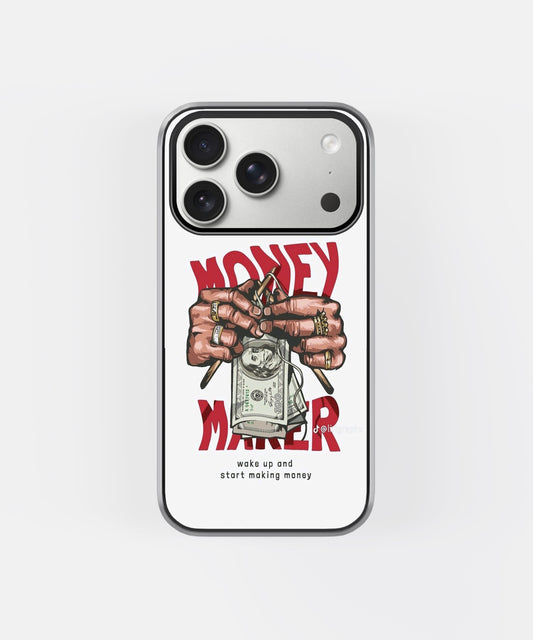 Money Maker Aesthetic Phone Case – Hustle Motivation Cash Graphic Y2K Cover