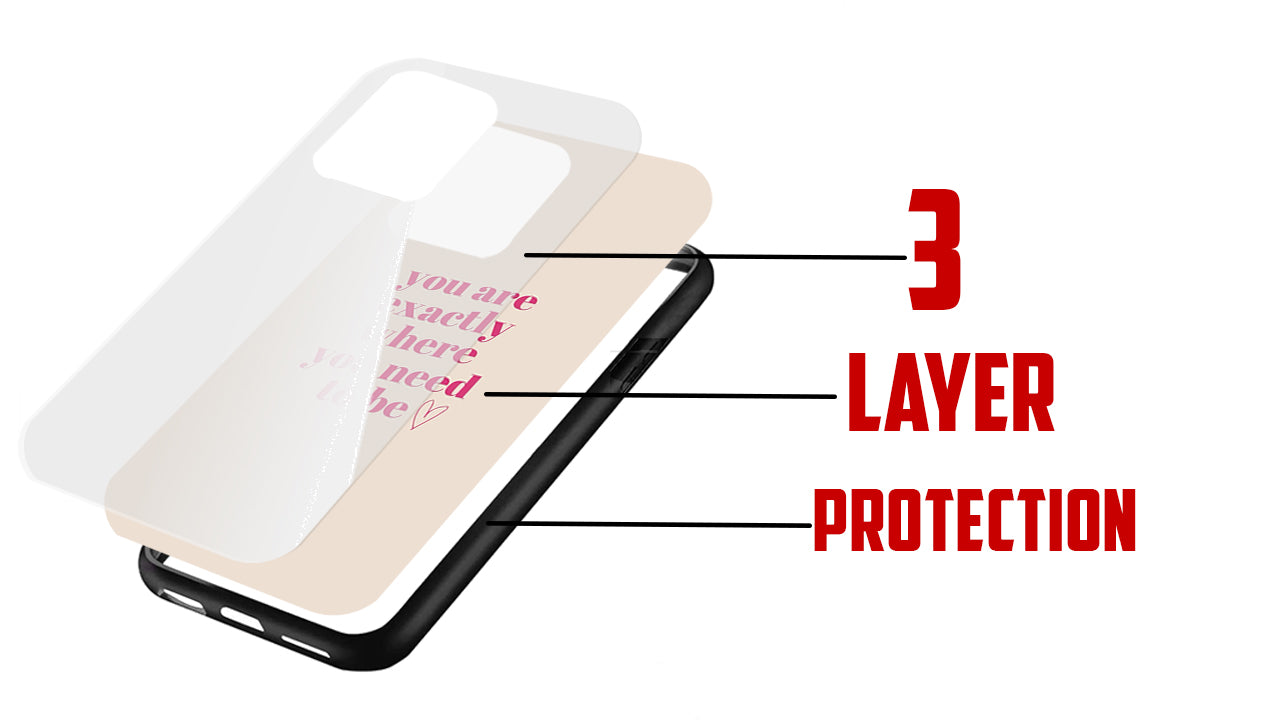 You Are Exactly Where You Need To Be-Affirmation Phone Case