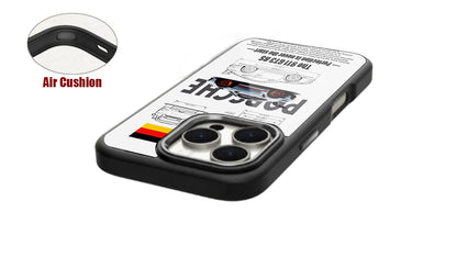 Porsche 911 GT3 RS Blueprint Phone Case – Supercar Schematic Design