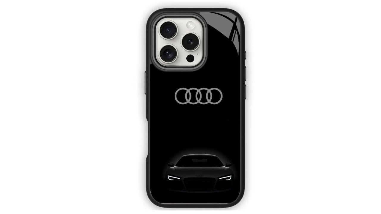 Audi R8 Supercar Logo Phone Case – Luxury Sport Car Design