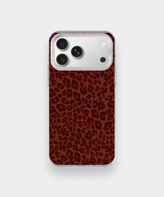 Leopard Print Aesthetic Phone Case – Brown Animal Pattern Y2K Stylish Cover