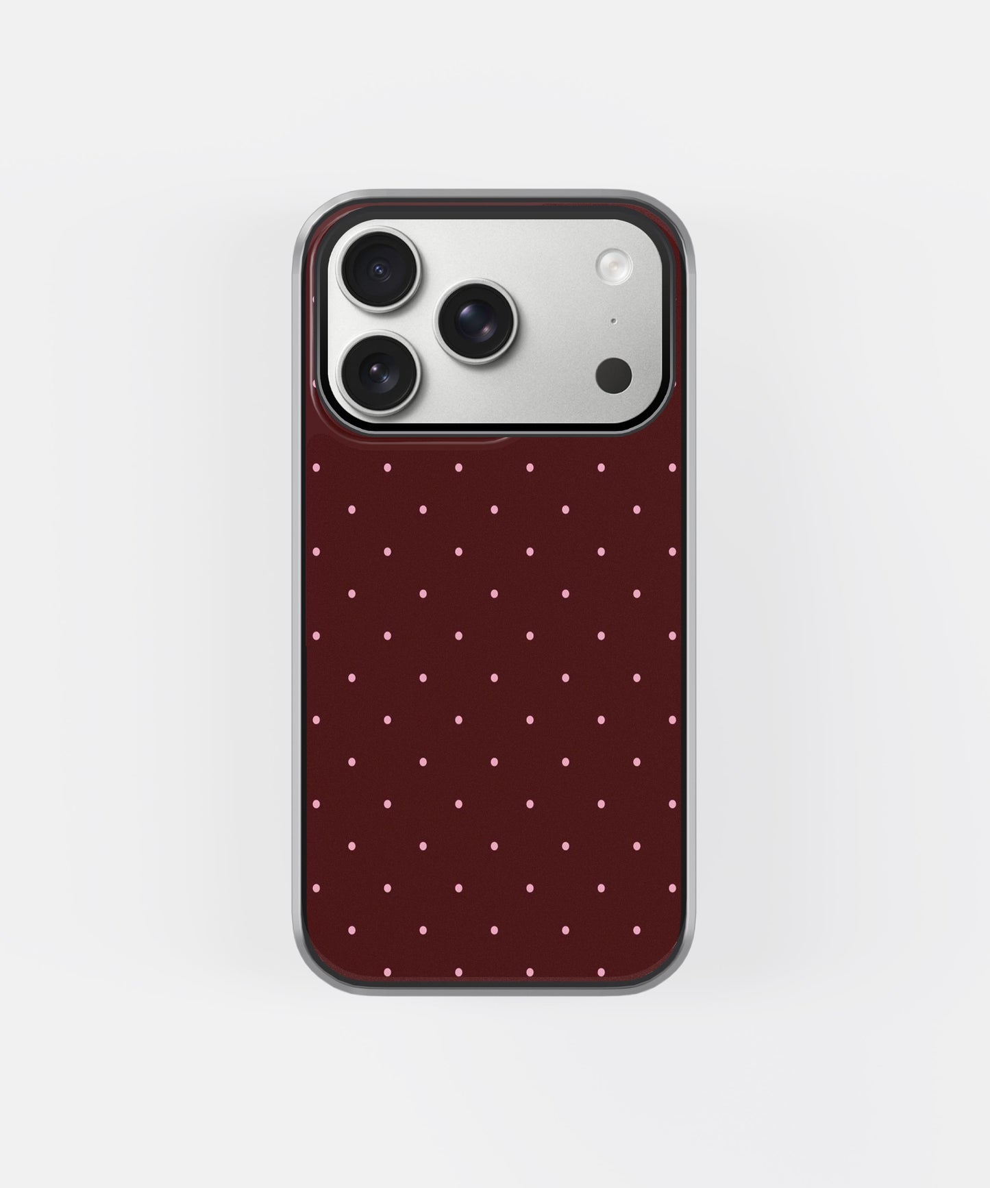 Red Polka Dot Aesthetic Phone Case – Minimal Cute Pattern Y2K Stylish Cover