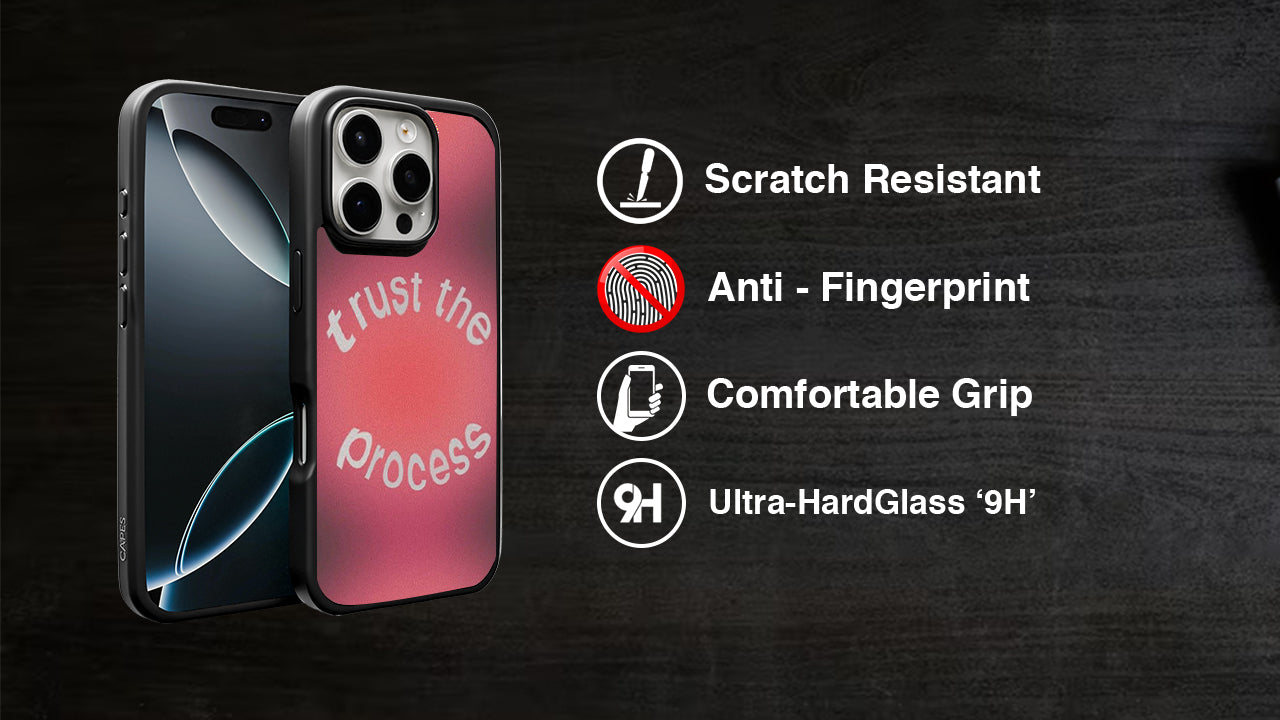 Trust The Process Aesthetic Phone Case – Gradient Positive Vibes
