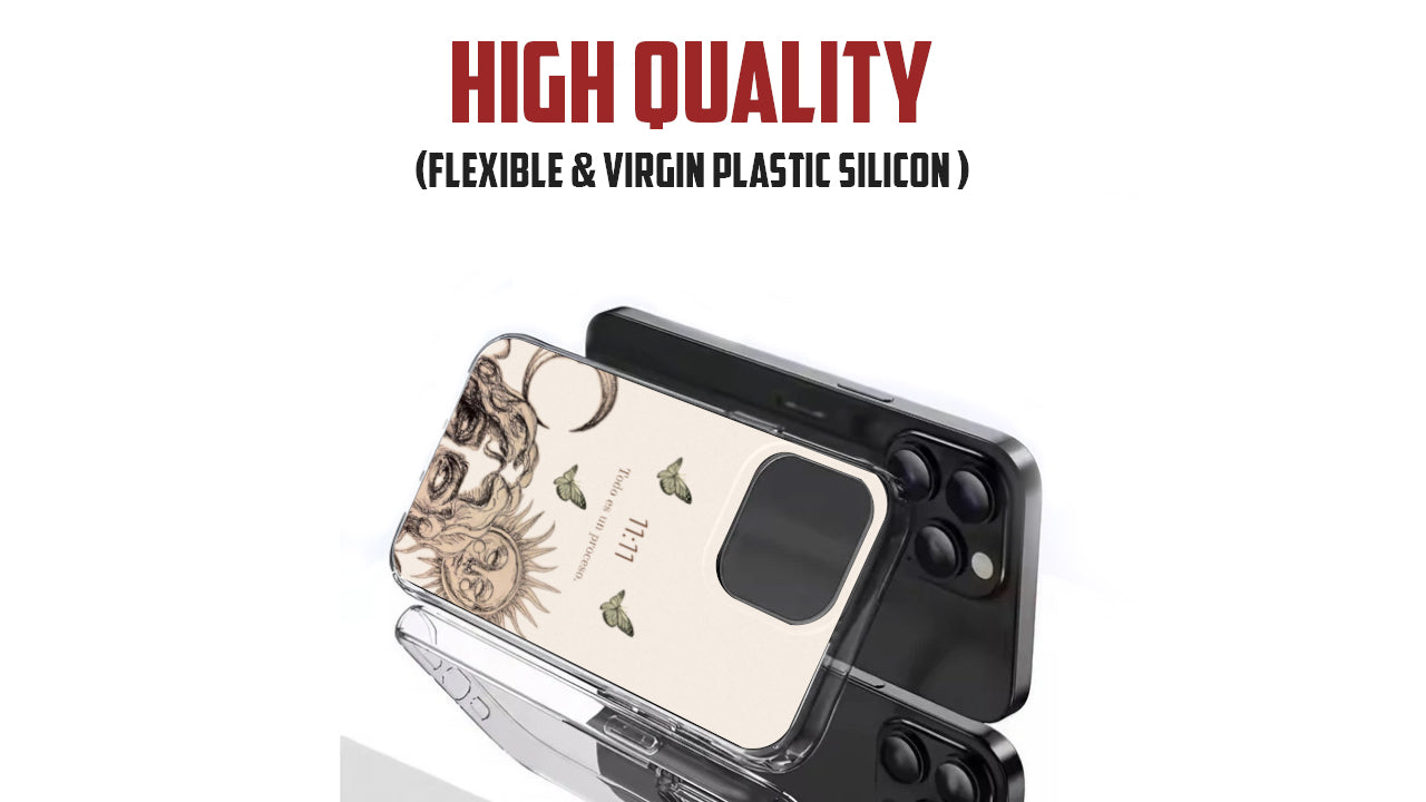 11:11 Celestial Aesthetic Phone Case – Butterfly & Affirmation Art