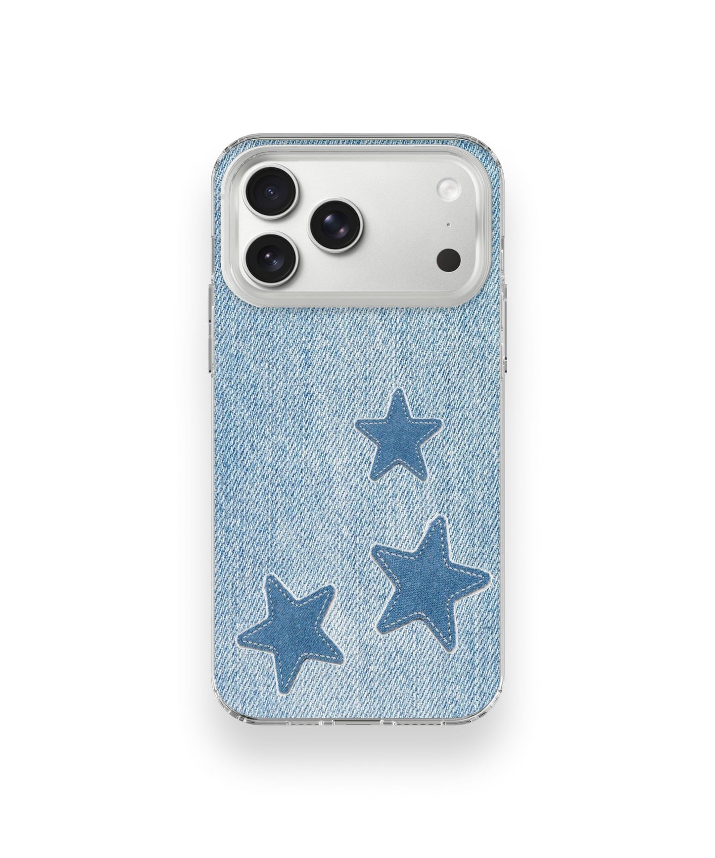 Blue Denim Star Y2K Phone Case | Cute Aesthetic Cover
