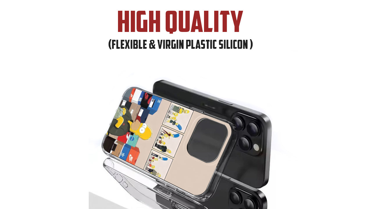 Sneakerhead Homer Simpson Phone Case – Cartoon Streetwear Aesthetic