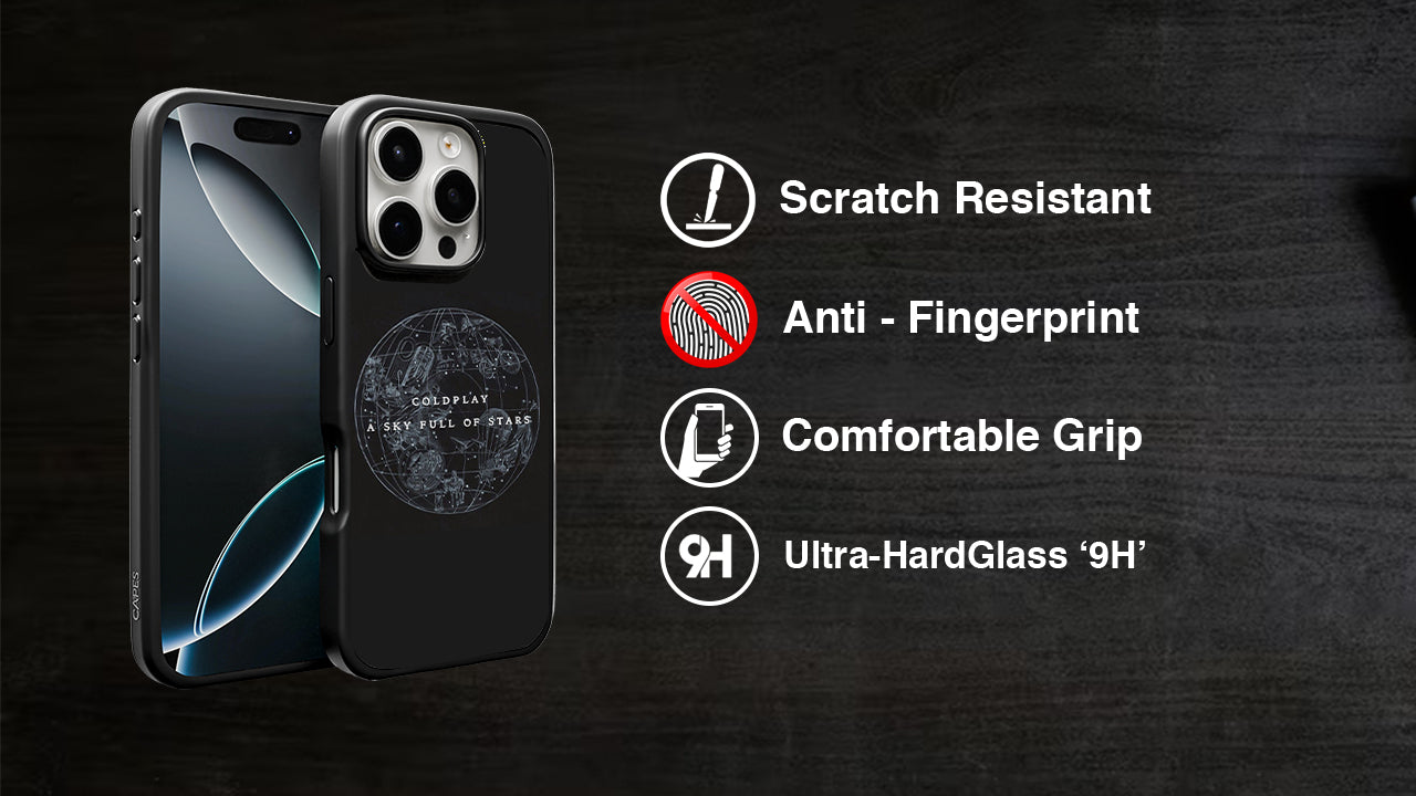 Coldplay "A Sky Full of Stars" Album Art Case – Celestial Constellation Design