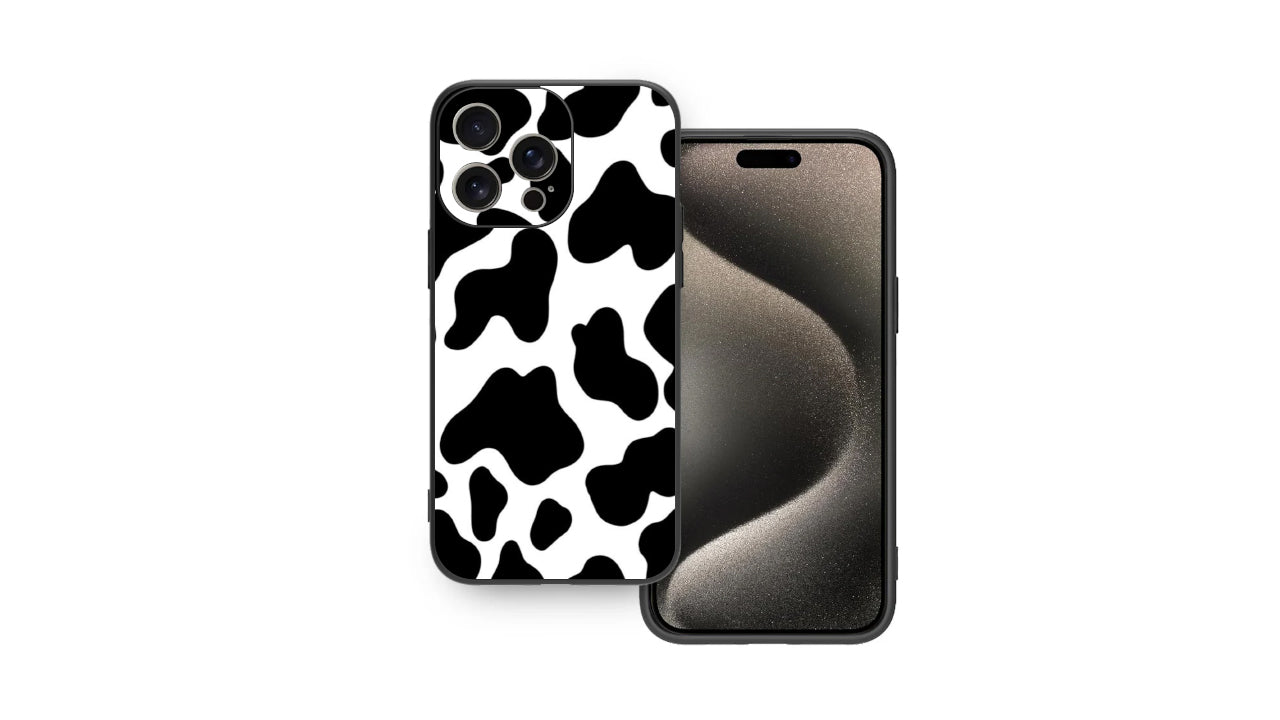 Chic Black Bows Pattern Phone Case – Elegant Aesthetic Design