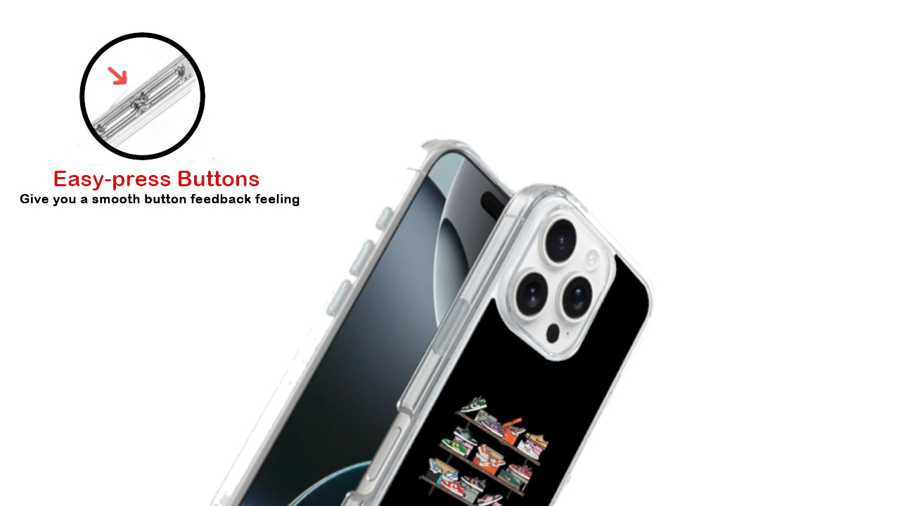 Minimal Sneaker Rack Phone Case – Streetwear Hype Shoe Display