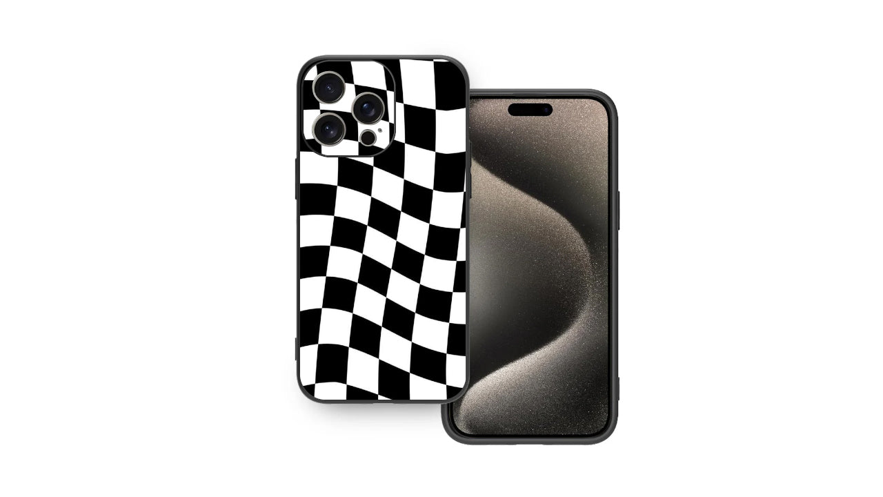 Classic Checkered Flag Phone Case – Race Car Style & Checkerboard Design