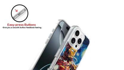 Iron Man Starry Night Phone Case – Marvel Superhero Art