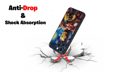 Iron Man Starry Night Phone Case – Marvel Superhero Art