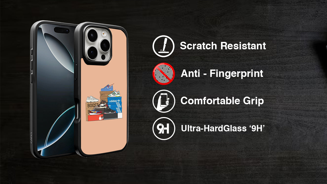 Iconic Sneaker Box Stack Phone Case – Hypebeast Shoe Collector Cover