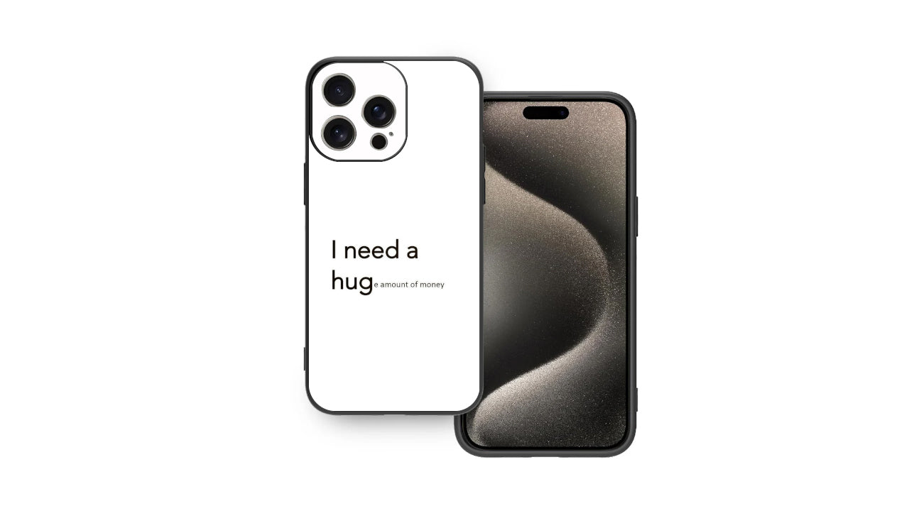 "I Need A Huge Amount of Money" Funny Quote Phone Case – Trendy Meme Design