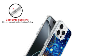 Van Gogh Starry Night Cityscape Phone Case – Artistic Painting Design