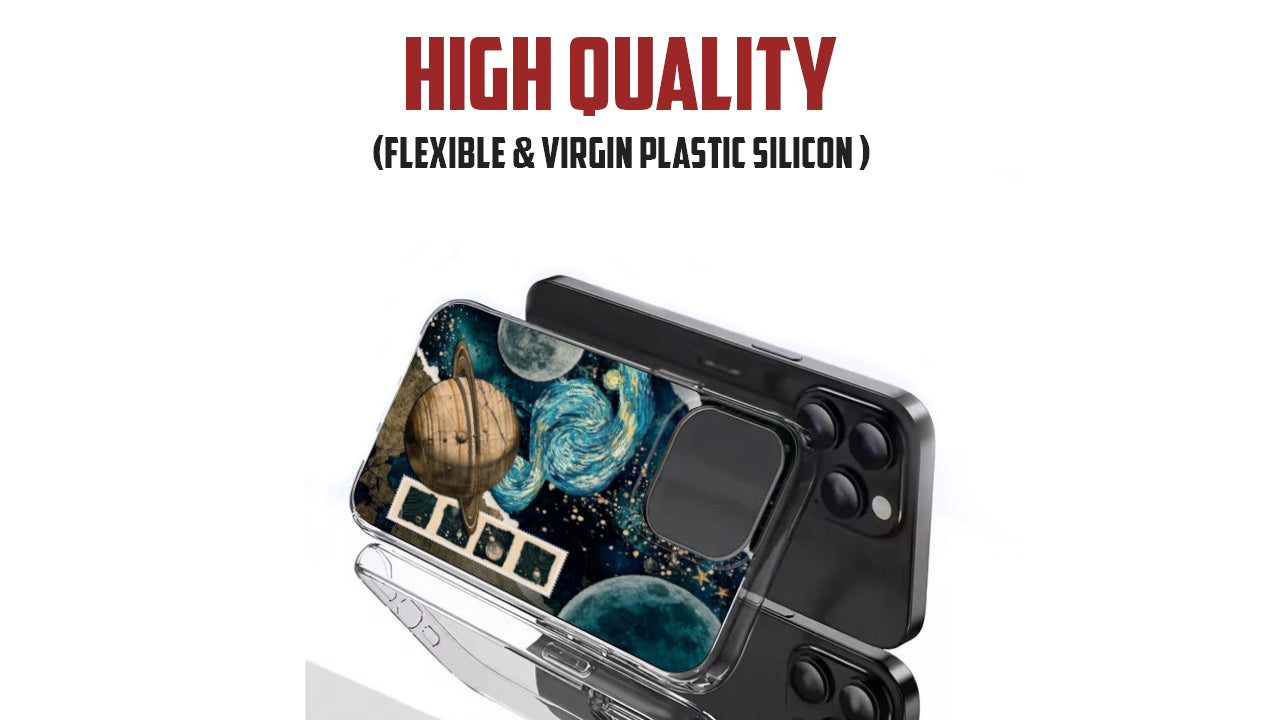 Galactic Voyager Celestial Phone Case – Cosmic Planet & Starry Night Art