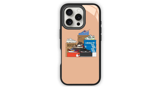 Iconic Sneaker Box Stack Phone Case – Hypebeast Shoe Collector Cover
