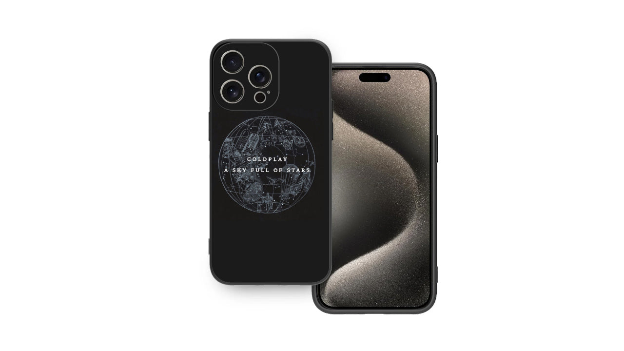 Coldplay "A Sky Full of Stars" Album Art Case – Celestial Constellation Design