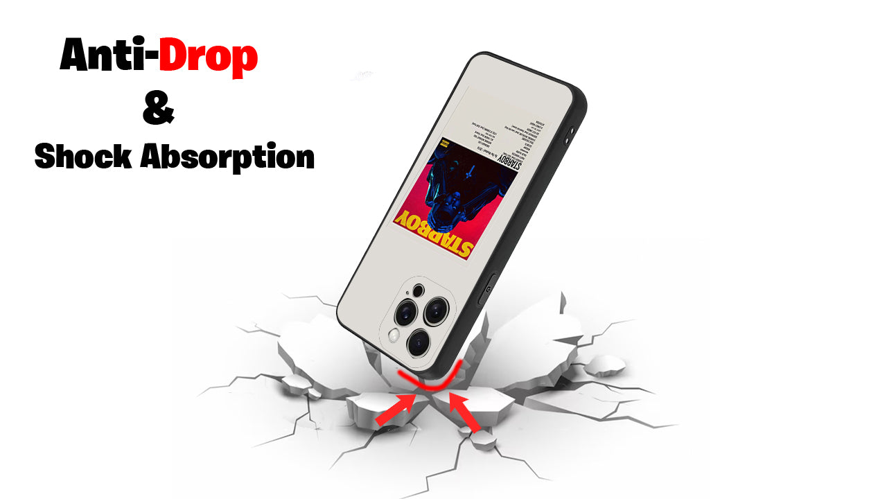 The Weeknd Starboy Album Art Phone Case – Iconic Music Cover Design