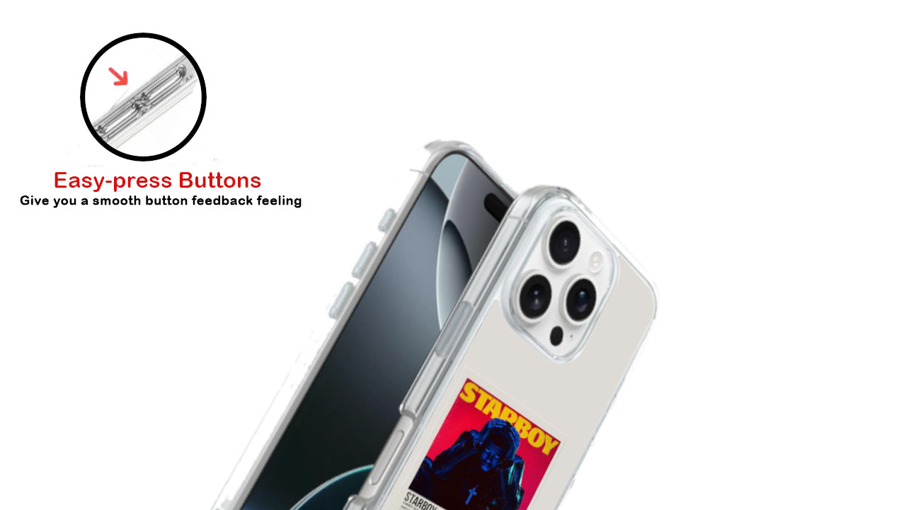 The Weeknd Starboy Album Art Phone Case – Iconic Music Cover Design