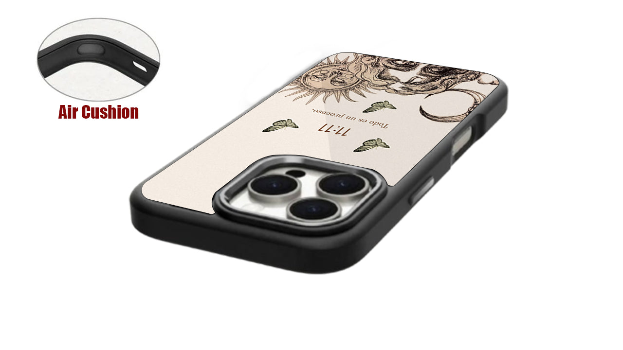 11:11 Celestial Aesthetic Phone Case – Butterfly & Affirmation Art