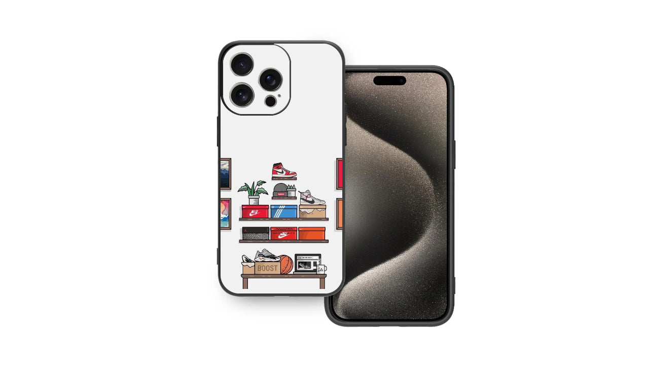 Sneakerhead Collection Phone Case – Kicks & Boost Box Design