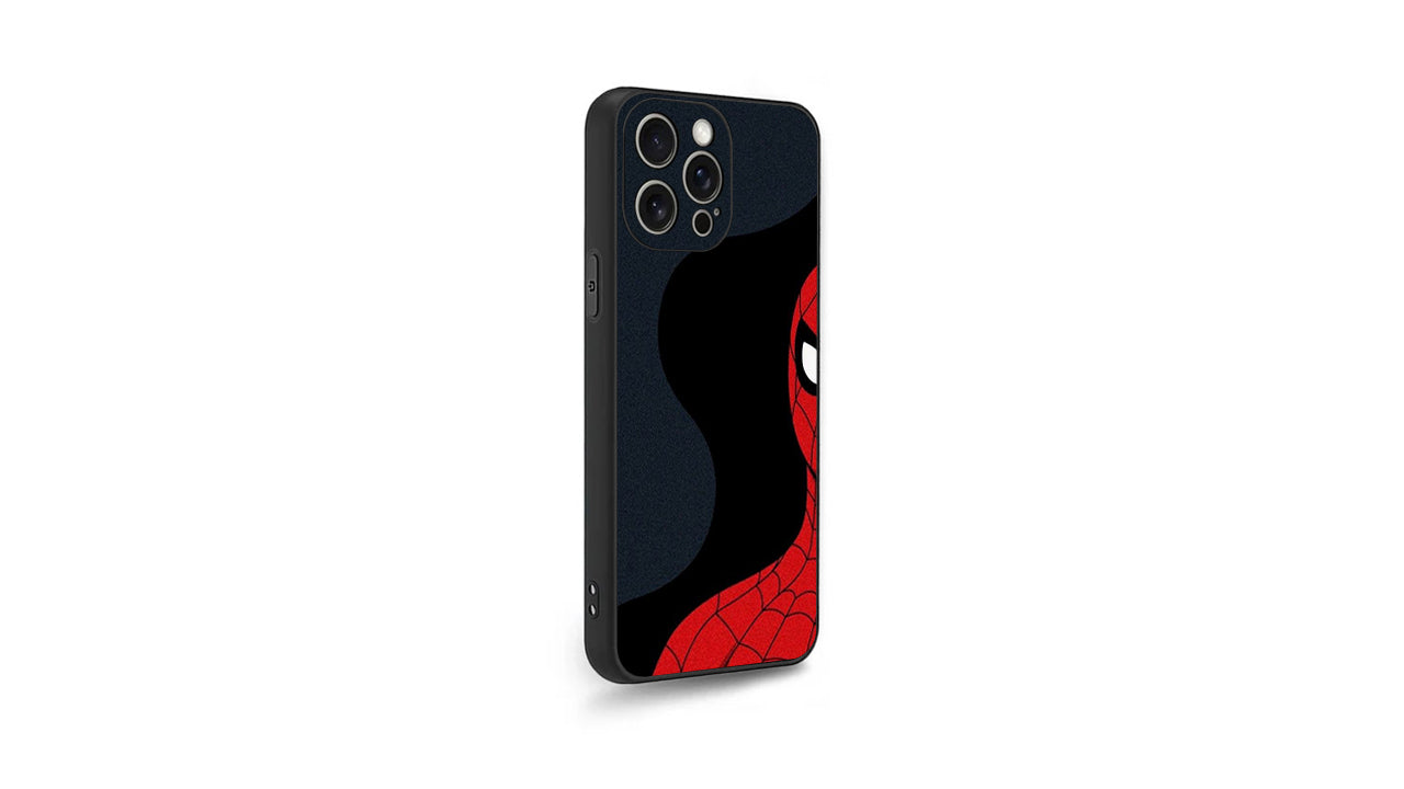 🔴🔵 Peeking Superhero Phone Case – Comic Book Inspired Design