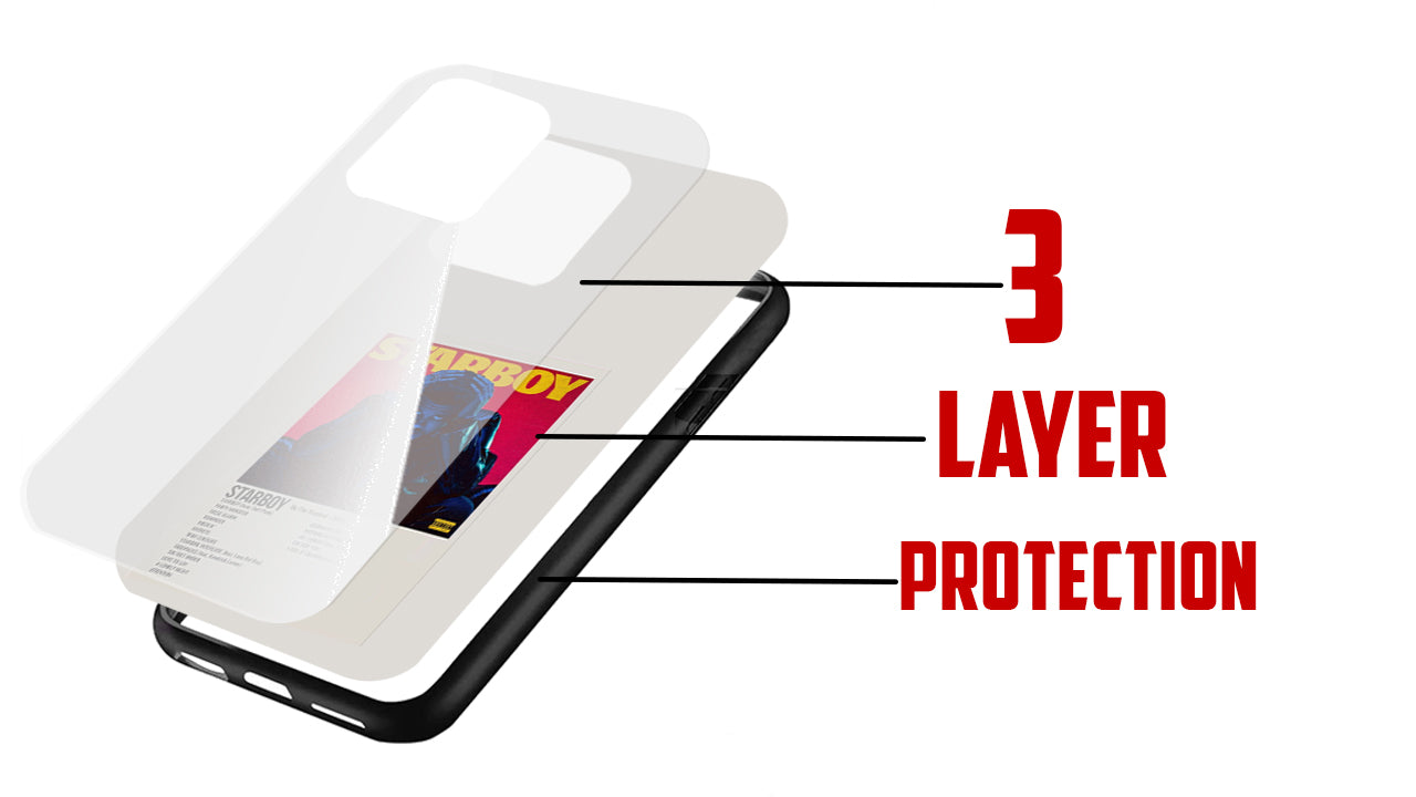 The Weeknd Starboy Album Art Phone Case – Iconic Music Cover Design