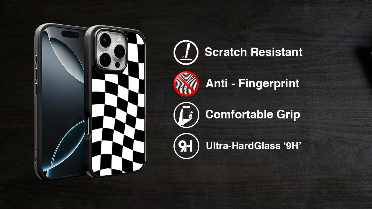 Classic Checkered Flag Phone Case – Race Car Style & Checkerboard Design
